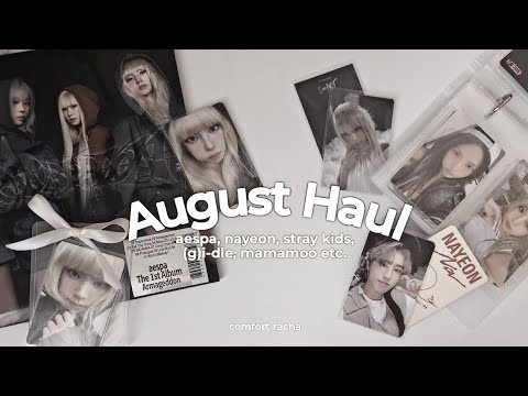 Видео: August Kpop Haul | Распаковка карт aespa, stray kids, twice, kiss of life etc. ˚₊‧꒰ა ♱ ໒꒱ ‧₊˚