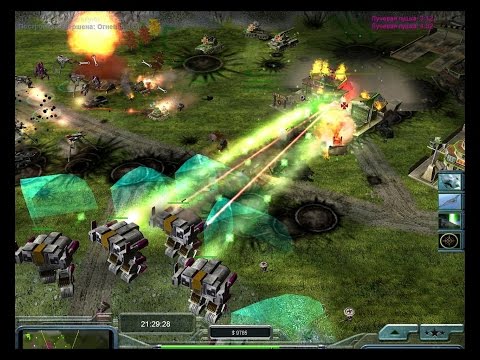 Видео: Generals Zero Hour Contra 007 FINAL - Hardcore =1= Роботы США