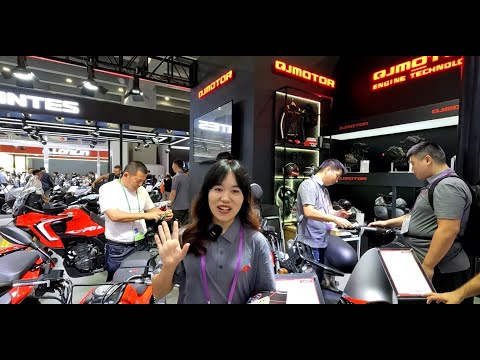 Видео: Мотоциклы и квадроциклы QJMOTOR. Интервью на выставке CFAIR.
