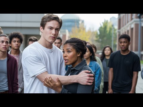 Видео: Высокомерный студент несправедливо напал на молодого чернокожего студента, но горько пожалел об этом