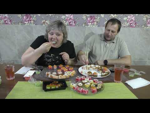 Видео: МУКБАНГ. РОЛЛЫ. поделились радостью. насмеялись