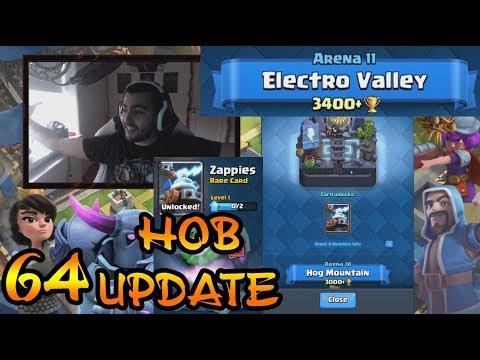 Видео: Clash Royale #64 11 АРЕНА! НОВ UPDATE! НОВИ КАРТИ. Нов CHALLENGE