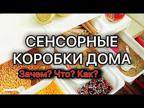 Видео: Сенсорные коробки для развития речи. Зачем они нужны?
