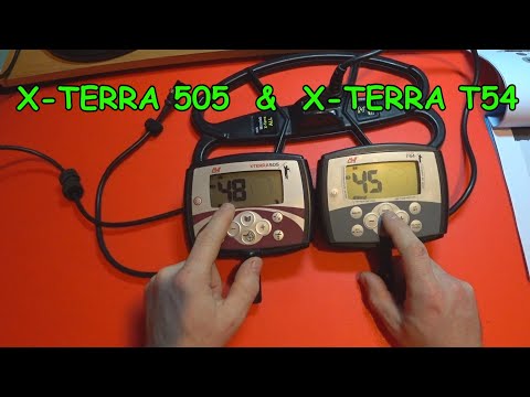 Видео: Minelab X-Terra 505 или Minelab X-Terra T54. Сравнение металлоискателей