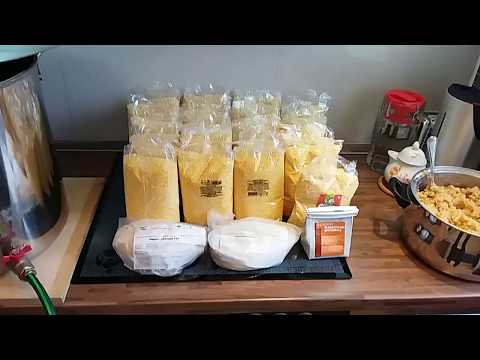 Видео: Бурбон по домашнему. Брага для бурбона из кукурузной крупы.