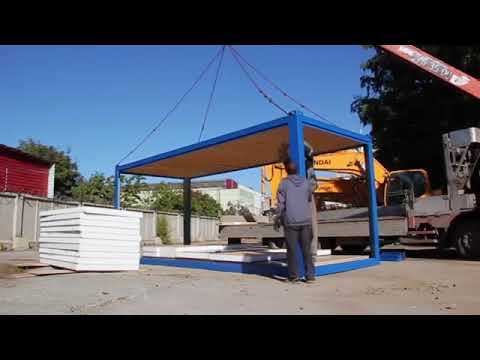 Видео: Инструкция по сборке бытовки серии Экобокс