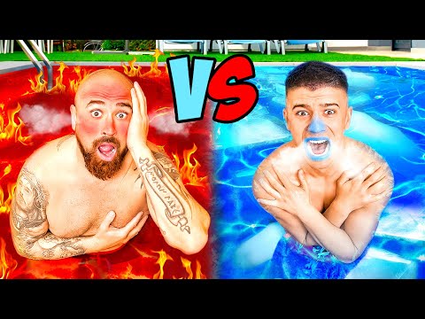 Видео: ГОРЯЧИЙ vs ХОЛОДНЫЙ БАССЕЙН ЧЕЛЛЕНДЖ !