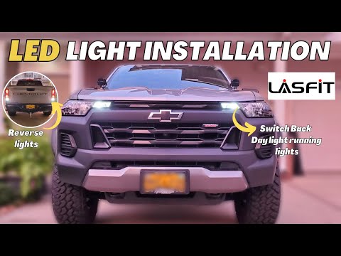 Видео: Тест и обзор установки светодиодов LASFIT: Chevrolet Colorado Trail Boss 2023 года