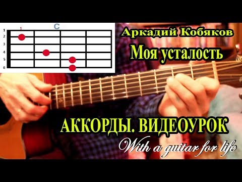 Видео: А. Кобяков. Моя усталость. АККОРДЫ. ВИДЕОУРОК