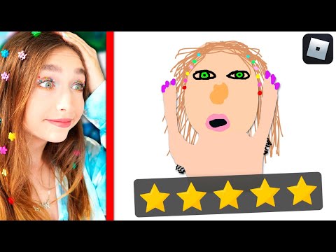 Видео: НАРИСОВАЛА СЕБЯ в ROBLOX?! 🤪 Роблокс Speed Draw