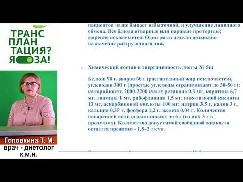 Видео: 12 После трансплантации печени. Макс. щадящая диета 5 Щ