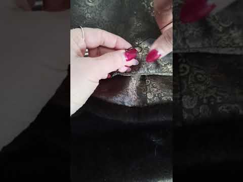 Видео: Выполнение  ручной закрепки по низу  отлетной подкладки.