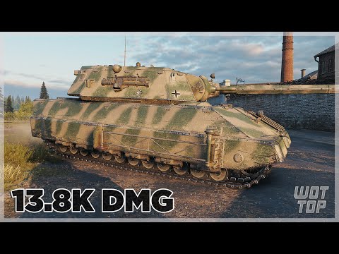 Видео: Taschenratte - 13.8К урона 9.3К натанковал - World of Tanks