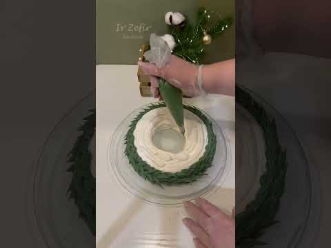 Видео: Новогодний венок из зефира