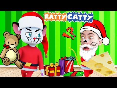 Видео: КОШКИ МЫШКИ НОВОГОДНЕЕ ОБНОВЛЕНИЕ ratty catty САНТА ПРОТИВ КОТА на канале GAMES FACTORY