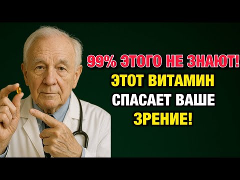 Видео: Врачи СССР знали это, но теперь молчат: 3 витамина, которые спасают зрение после 50