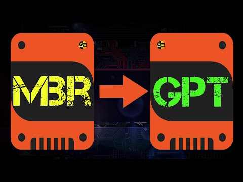 Видео: Конвертация MBR в GPT без потери данных