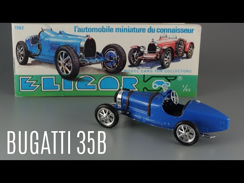 Видео: Bugatti 35B 1927 / Eligor / Масштабные модели автомобилей 1:43
