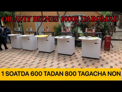 Видео: ОИЛАВИЙ БИЗНЕС СОАТИГА 600 ТАДАН 800 ТАГАЧА НОН ЯАСАЙДИГАН АПАРАТЛАР