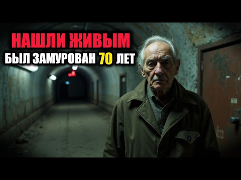 Видео: НАШЛИ ЖИВЫМ: Дед 70 лет замурован в секретном бункере СССР под Москвой.