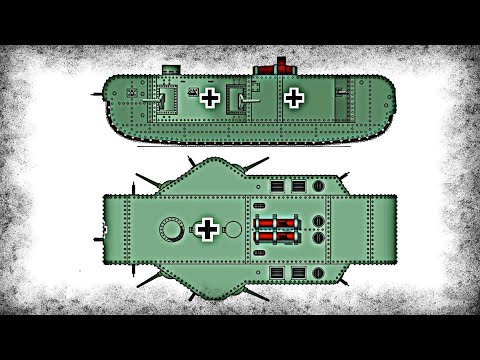 Видео: Немецкий "Супер-Танк" Первой Мировой. K-Wagen