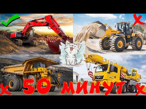 Видео: Изучаем строительный транспорт и цвета. Развивающее видео про машинки для детей