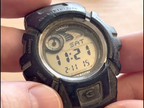 Видео: Casio G-shock G-2900-2 [2548] - 2003 года