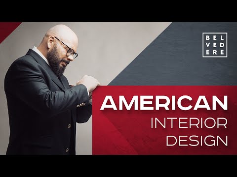 Видео: 🔴 Американский стиль в интерьере. American interior style.