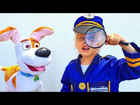 Видео: Алиса как Полицейский ищет пропавшую игрушку / Сказкы для Евы