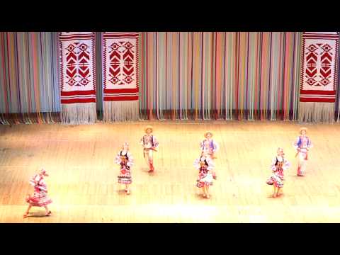 Видео: Волинська полька. Ансамбль ім.П.Вірського 22.12.2011