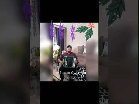 Видео: "Иркәң буласым килә".Песни татарские под гармошку.