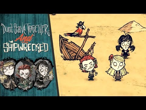 Видео: ТРОЕ В МИРЕ КОРАБЛЕКРУШЕНИЯ! | Don't Starve Together[КООП] #1