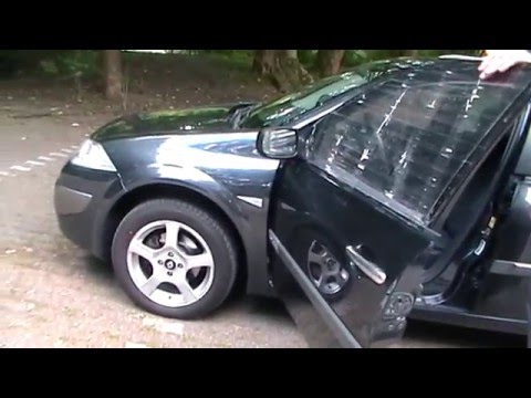Видео: Renault Megane 2 - Стеклоподъёмник на водительской двери / Fahrertür Glasschiebemotor