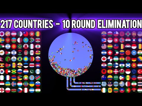 Видео: 217 стран — 10 раундов на выбывание | МИРОВАЯ ГОНКА ПО МРАМОРУ