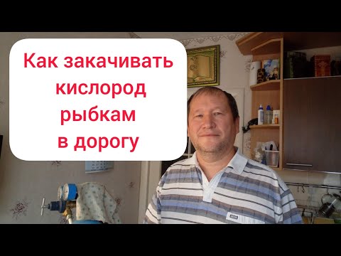 Видео: как закачивать кислород рыбкам в дорогу
