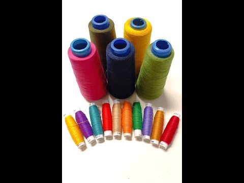 Видео: Как легко и просто намотать нитки с большой катушки на маленкие