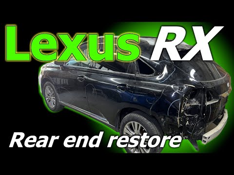 Видео: Lexus RX. Rear end restore. Ремонт задней части.