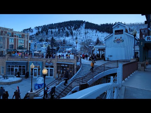 Видео: Исследуем историческую главную улицу Парк-Сити, штат Юта, зимой (31 декабря 2023 г.) ❄️🏂
