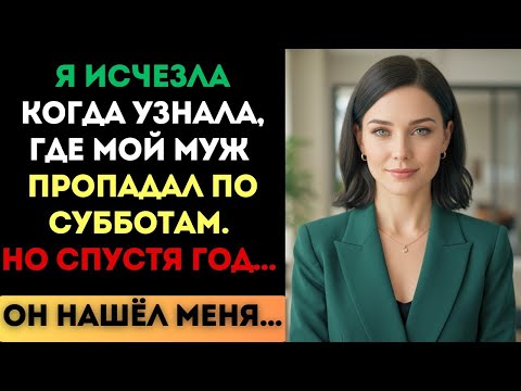 Видео: Я исчезла, узнав, где он пропадал по субботам. Но спустя год он нашёл меня