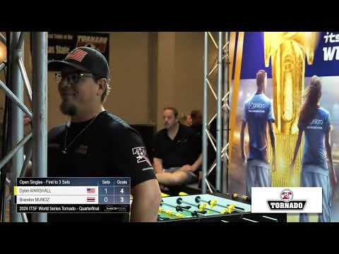 Видео: Д. Маршалл против Б. Муньоса – одиночный разряд, мужчины – четвертьфинал – Мировая серия ITSF «То...