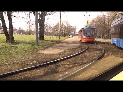 Видео: Московский трамвай. 71-931М «Витязь-М» №31009, маршрут 17