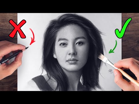 Видео: Как рисовать угольным карандашом и углем. 3 техники.