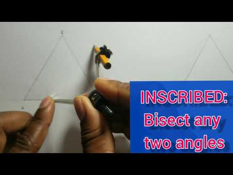 Видео: Как вписать и описать окружность в треугольник