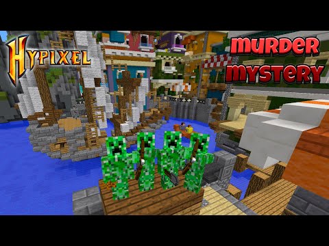 Видео: Троллинг Скинами КРИПЕРА в Murder Mystery!