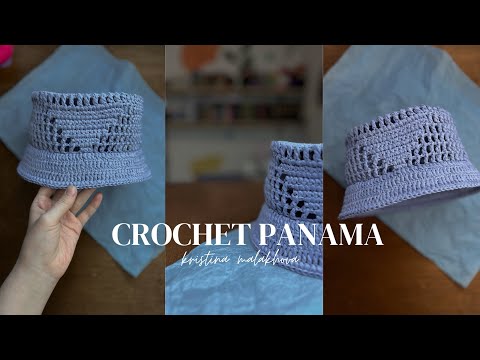 Видео: Панама Prada/ Тренд 2022 / связала за один вечер