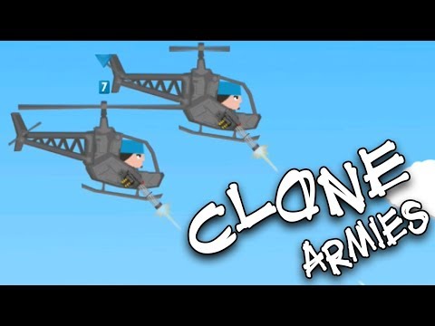 Видео: Новые улучшенные вертолеты Clone Armies! игра на андроид! Клоны атакуют