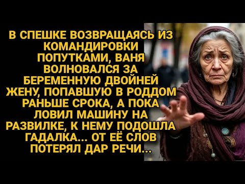 Видео: Ваня на крыльях летел к жене в роддом на попутках, а едва с ним гадалка заговорила...