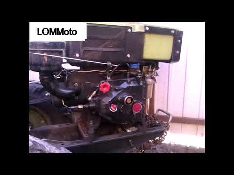 Видео: #Мотоблок. Упала мощность дизеля. Чистка глушителя.