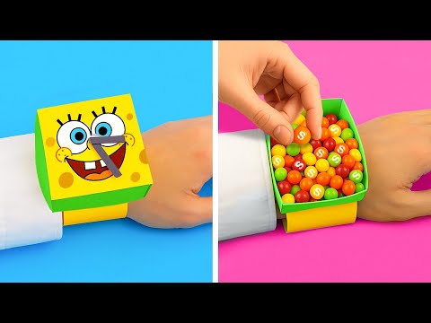 Видео: КРУТЫЕ ПОДЕЛКИ ИЗ БУМАГИ! Простые и забавные поделки для веселых школьных будней!