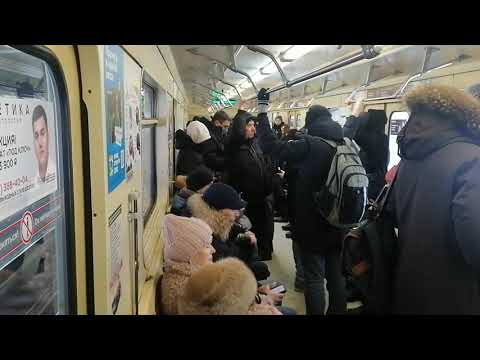 Видео: Метро Новосибирск. Студенческая - Октябрьская. 